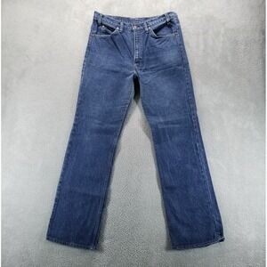 VTG Levis 517 Jeans Mens 35x32 Blue Bootcut Orange Tab 80s Made in USA